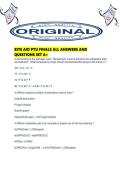RITE AID PTU FINALS ALL ANSWERS AND QUESTIONS SET A&period;pdf