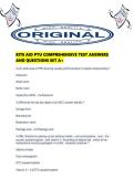RITE AID PTU COMPREHENSIVE TEST ANSWERS AND QUESTIONS SET A&period;pdf