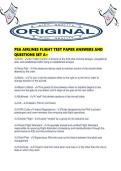 PSA AIRLINES FLIGHT TEST PAPER ANSWERS AND QUESTIONS SET A&period;pdf