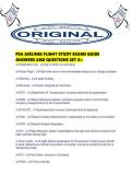 PSA AIRLINES FLIGHT STUDY EXAMS GUIDE ANSWERS AND QUESTIONS SET A&period;pdf