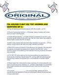 PSA AIRLINES FLIGHT EOC TEST ANSWERS AND QUESTIONS SET A&period;pdf