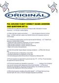 PSA AIRLINES FLIGHT CORRECT EXAMS ANSWERS AND QUESTIONS SET A&period;pdf