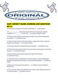 HAPS CORRECT EXAMS ANSWERS AND QUESTIONS SET A&period;pdf