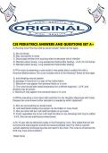 CJE PEDIATRICS ANSWERS AND QUESTIONS SET A&period;pdf