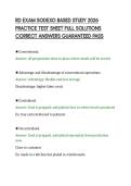 RD EXAM SODEXO BASED STUDY 2026&NewLine;PRACTICE TEST SHEET FULL SOLUTIONS&NewLine;CORRECT ANSWERS GUARANTEED PASS&NewLine;