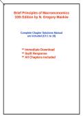 Solution Manual for Brief Principles of Macroeconomics 10th Edition &vert; N&period; Mankiw &vert; Chapters 1&ndash;19 &vert; Q&A