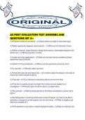 AZ POST EVALUATION TEST ANSWERS AND QUESTIONS SET A&period;pd
