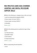 RDA PRACTICE GUIDE 2026 CHAIRSIDE&NewLine;ASSISTING AND DENTAL PROCEDURE&NewLine;SUPPORT SKILLS&NewLine;