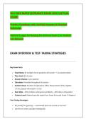 NLN NEX MATH ENTRANCE EXAM 2026 &lpar;ACTUAL &NewLine;EXAM&rpar;&NewLine;Practice Questions with Verified Answers & Detailed &NewLine;Rationales&NewLine;National League for Nursing Pre-Entrance Exam &vert; A&plus; Graded &vert; &NewLine;Just Released
