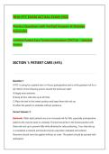 NHA PCT EXAM ACTUAL EXAM 2026&NewLine;Practice Questions with Verified Answers & Detailed &NewLine;Rationales&NewLine;Certified Patient Care Technician&sol;Assistant &lpar;CPCT&sol;A&rpar; &ndash; Updated &NewLine;Version