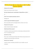 FCCLA Exam Review Questions with Verified&NewLine;Correct Answers
