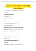 FCCLA&colon; Key Facts&comma; History&comma; and National&NewLine;Programs for Students Questions with Verified&NewLine;Correct Answers