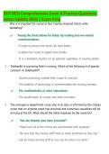 HESI Exit Comprehensive Exam A 2026 &vert; Practice Questions and Answers &vert; Latest Update &vert; Complete Nursing Exam Prep