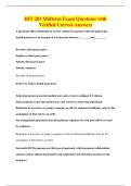 HIT 203 Midterm Exam Questions with&NewLine;Verified Correct Answers