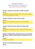 BKAT CRITICAL CARE EXAM &NewLine;COMPLETE QUESTIONS AND DETAILED SOLUTIONS&NewLine;LATEST UPDATE THIS YEAR JUST RELEASED