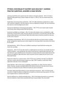 PP RNSG 1538 SEXUALITY MASTERY QUIZ 2026&sol;2027 &vert; NURSING PRACTICE QUESTIONS&comma; ANSWERS & EXAM REVIEW
