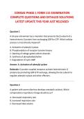 COMSAE PHASE 1 FORM 115 EXAMINATION &NewLine;COMPLETE QUESTIONS AND DETAILED SOLUTIONS &NewLine;LATEST UPDATE THIS YEAR JUST RELEASED 