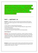 NSG5140 Week 5 Midterm Exam Due 30th September &NewLine;Complete Actual Exam Questions 1- 50 Screenshots &NewLine;NSG 5140 Advanced Pathophysiology NSG5140 Online &NewLine;Exam Requires Respondus Lockdown Browser &plus; &NewLine;Webcam Exam Questions and Answers &vert; 100&percnt; Pass &NewLine;Guaranteed 
