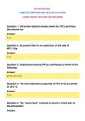 EPA SECTION 609 &NewLine;COMPLETE QUESTIONS AND DETAILED SOLUTIONS&NewLine;LATEST UPDATE THIS YEAR JUST RELEASED
