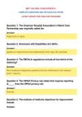 HIMT 1200 FINAL EXAM VERSION A &NewLine;COMPLETE QUESTIONS AND DETAILED SOLUTIONS&NewLine;LATEST UPDATE THIS YEAR JUST RELEASED