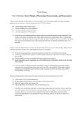 NURS 5663 Pharm Weekly Quizzes &vert; Week 1-6 &vert; Questions and Answers with Rationales &vert; 2026 Updated &vert; 100&percnt; Correct - TWU&period;&NewLine;
