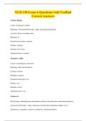NUR 130 Exam 6 Questions with Verified&NewLine;Correct Answers