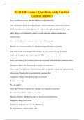 NUR 130 Exam 3 Questions with Verified&NewLine;Correct Answers