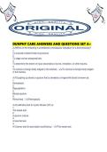 DUNPHY CARE ANSWERS AND QUESTIONS SET A&period;pdf