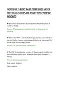 NCCQ UK THEORY PAST PAPER 2026 MOCK&NewLine;TEST PACK COMPLETE SOLUTIONS VERIFIED&NewLine;INSIGHTS
