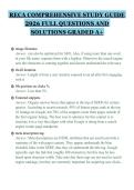RECA COMPREHENSIVE STUDY GUIDE&NewLine;2026 FULL QUESTIONS AND&NewLine;SOLUTIONS GRADED A&plus;