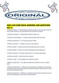 NUR 3450 CORE MAIN ANSWERS AND QUESTIONS SET A&period;pdf