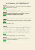 AU 60 Questions with CORRECT Answers