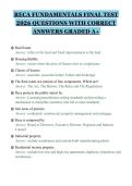 RECA FUNDAMENTALS FINAL TEST&NewLine;2026 QUESTIONS WITH CORRECT&NewLine;ANSWERS GRADED A&plus;&NewLine;
