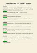 AU 60 Questions with CORRECT Answers