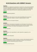 AU 60 Questions with CORRECT Answers&NewLine;