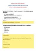 PATHO 370 FINAL EXAM VERSION B &NewLine;COMPLETE QUESTIONS AND DETAILED SOLUTIONS&NewLine;LATEST UPDATE THIS YEAR JUST RELEASED