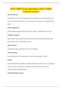 WGU D033 Exam Questions with Verified&NewLine;Correct Answers