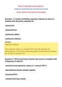 PATHO 370 MIDTERM EXAM VERSION B &NewLine;COMPLETE QUESTIONS AND DETAILED SOLUTIONS&NewLine;LATEST UPDATE THIS YEAR JUST RELEASED