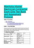 2026&sol;2027 S-Tier Manitoba Master Electrician Contractor Exam Bank &vert; Q&A &plus; Code & Lien Law Cheat Sheet