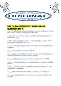 BUS 150 EVALUATION TEST ANSWERS AND QUESTIONS SET A&period;pdf