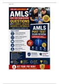 AMLS Post Test Exam Review Questions with Correct Detailed Answers and Rationales &lpar;2026&ndash;2027&rpar;