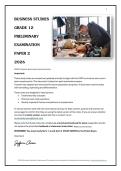 Gr 12 Business Studies Prelim Paper 2 2026 Summarised by Juffrou Ansie
