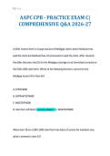 AAPC CPB - PRACTICE EXAM &vert;&NewLine;COMPREHENSIVE Q&A 2026-27