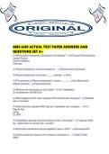 GMS 6401 ACTUAL TEST PAPER ANSWERS AND QUESTIONS SET A&period;pdf