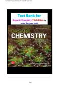 Complete Test Bank of Organic Chemistry 7th Edition By Janice Smith&excl; ALREADY RATED A&plus; 100&percnt; CORRECT ANSWERS
