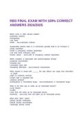 California RBS Alcohol Server Training Final Exam&comma; Questions and Correct Answers&comma; 2027&sol;2028 Exam Preparation Material