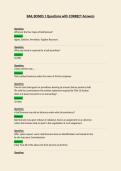 BAIL BONDS  Exam Questions with CORRECT Answers