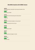 BAIL BONDS  Exam Questions with CORRECT Answers