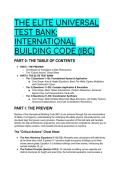 S-Tier IBC 2026&sol;2027 Test Bank&colon; International Building Code Exam Prep &vert;  Elite Questions&comma; Rationales & Axioms