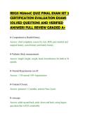 REGIS NU664C QUIZ FINAL EXAM SET 2&NewLine;CERTIFICATION EVALUATION EXAMS&NewLine;SOLVED QUESTIONS AND VERIFIED&NewLine;ANSWERS FULL REVIEW GRADED A&plus;